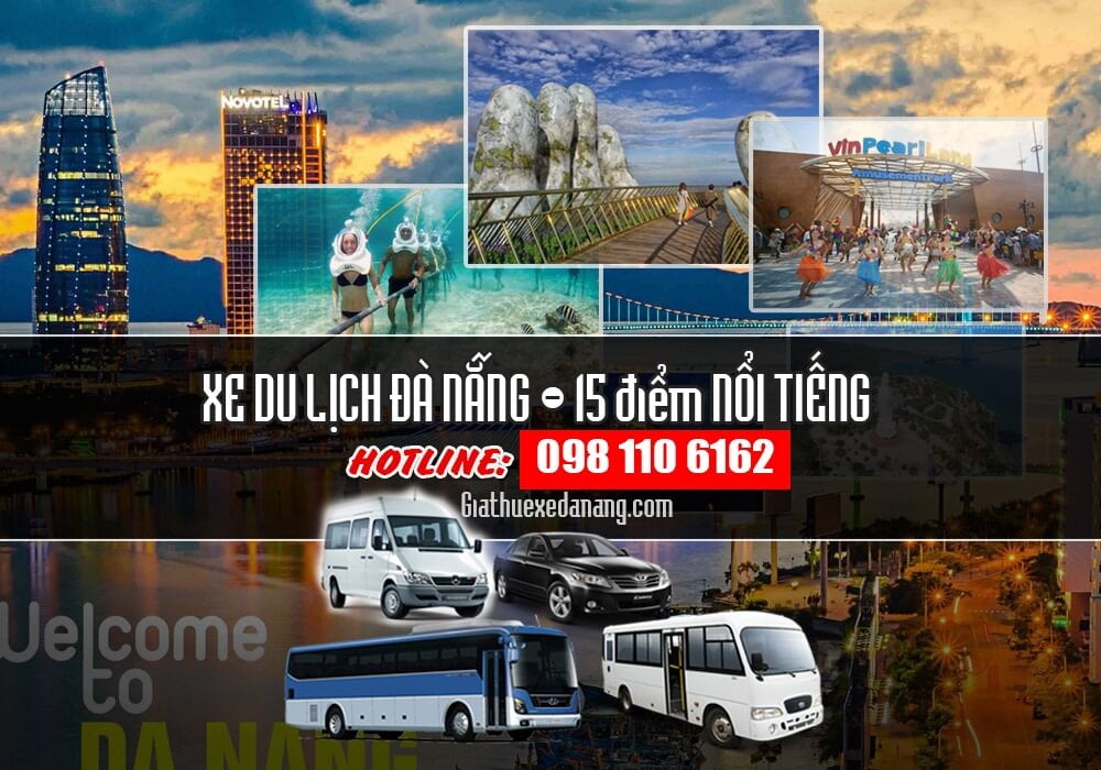 Thuê xe ô tô du lịch Đà Nẵng giá rẻ đi 16 điểm NỔI TIẾNG