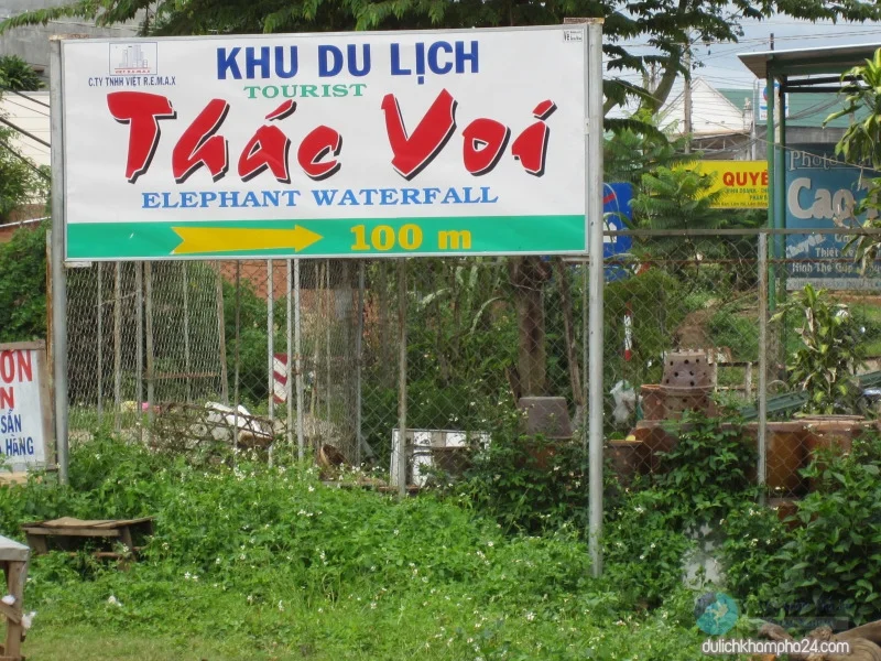 đường đến thác voi đà lạt