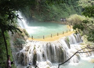 Thác Dải Yếm Mộc Châu: Kinh nghiệm chơi gì, ăn ở đâu chi tiết nhất thác dải yếm mộc châu