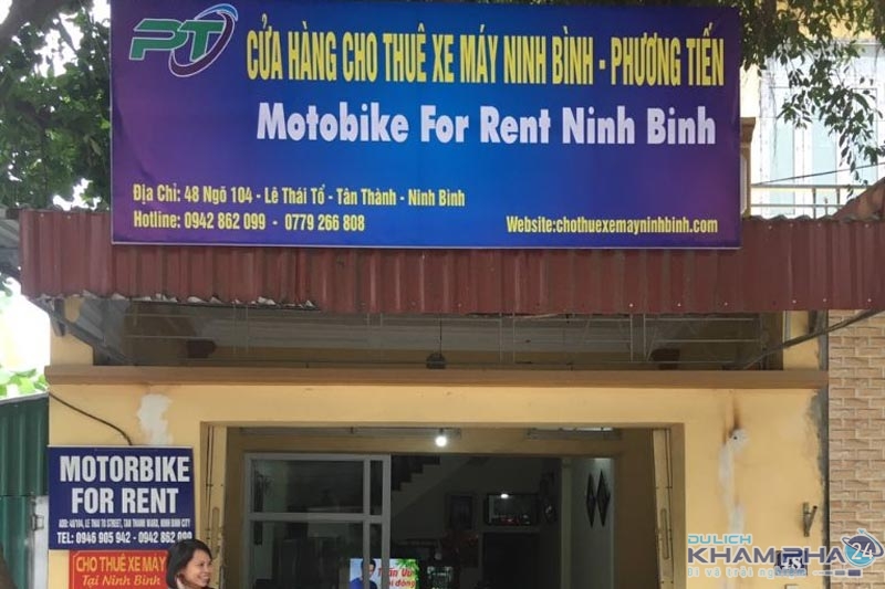 thuê xe máy Ninh Bình