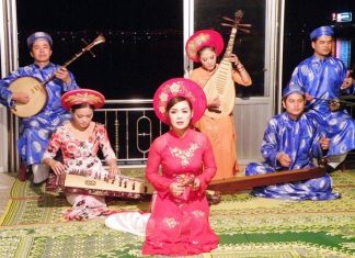 vé nghe ca huế trên sông hương