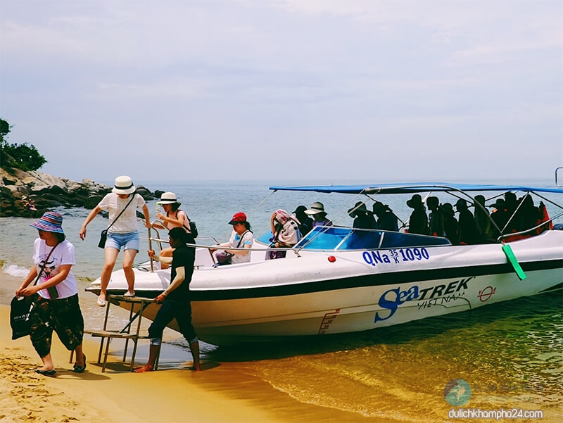 cano ra đảo cù lao chàm