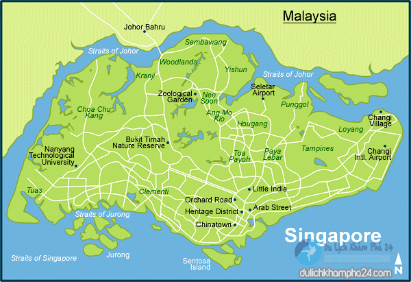 Singapore trên bản đồ quốc tế