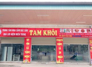 siêu thị đặc sản Tam Khô Quảng Bình
