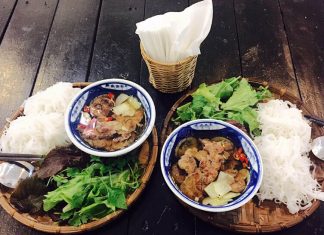 Quán bún chả Hà Nội ở Đà Nẵng