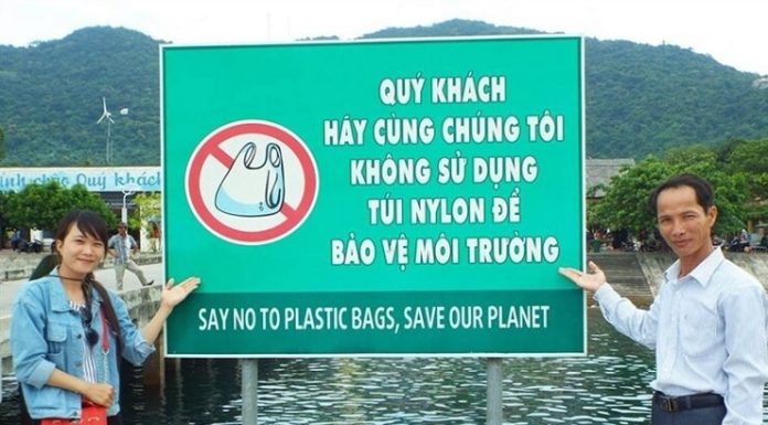 có được mang túi nilon ra đảo cù lao chàm