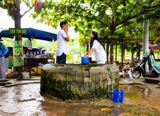 giếng cổ champa cù lao chàm