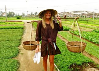 làng rau Trà Quế Hội An