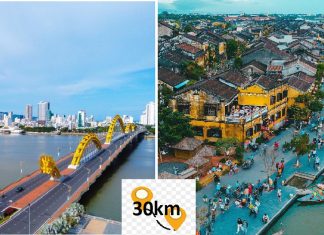 từ Đà Nẵng đi Hội An bao nhiêu km