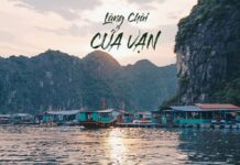 Làng chài Cửa Vạn nằm giữa các đảo nhỏ của vịnh Hạ Long