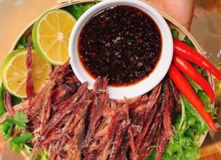 Thịt trâu gác bếp Yên Bái